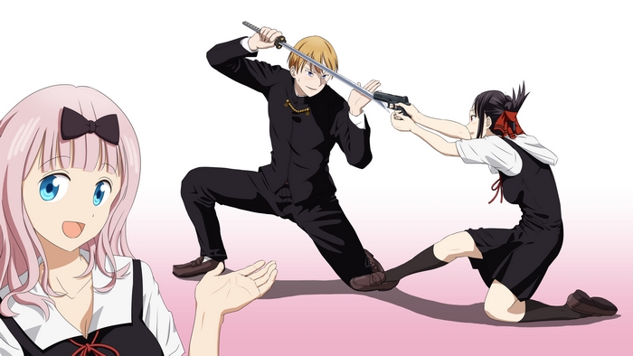 Chika Fujiwara, Kaguya Shinomiya, Miyuki Shirogane