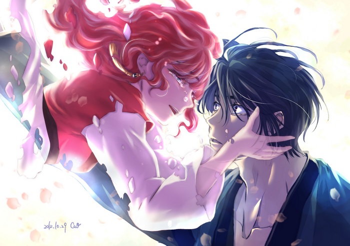 Yona of the Dawn couple crying