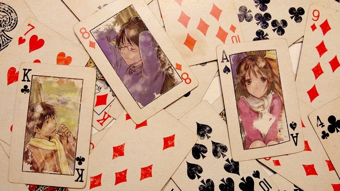 Playing Cards with Anime Characters