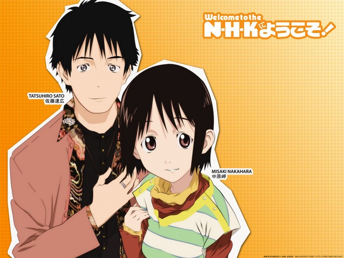 Tatsuhiro Sato and Misaki Nakahara from Welcome to the N.H.K.