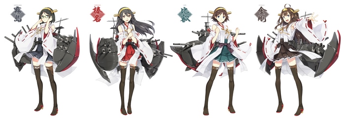 Characters from Kantai Collection