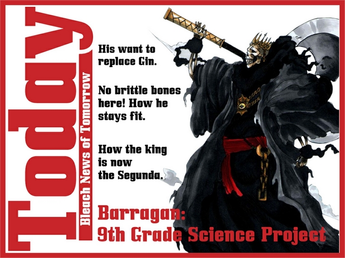 Barragan from Bleach: 9th Grade Science Project
