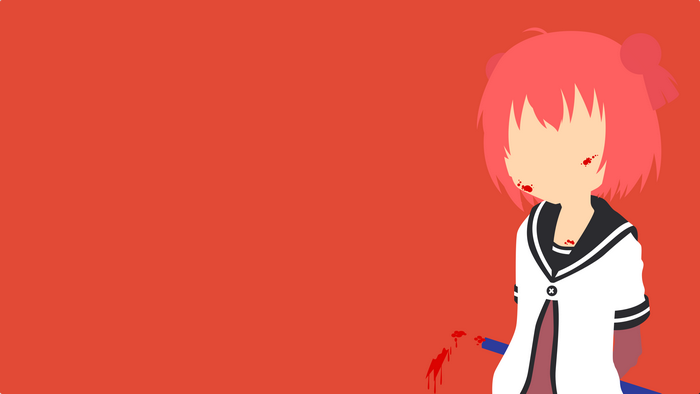 Akari Akaza with blood splatters