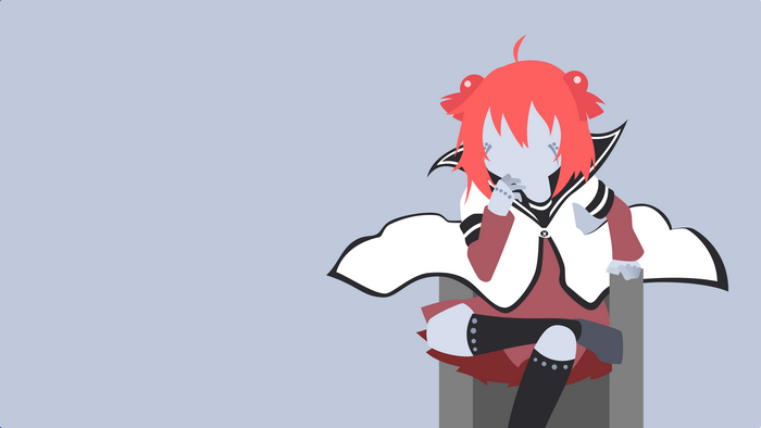 Akari Akaza sitting on a chair
