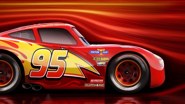 Lightning McQueen Red Racing Car Number 95