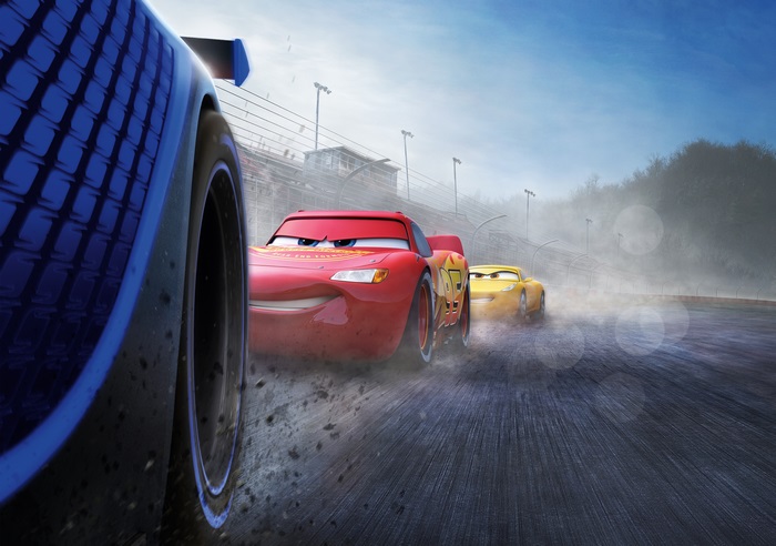 Lightning McQueen Racing at High Speed
