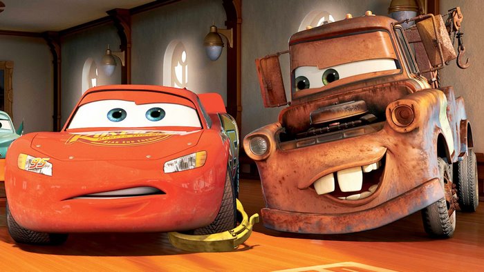 Lightning McQueen and Mater from Cars