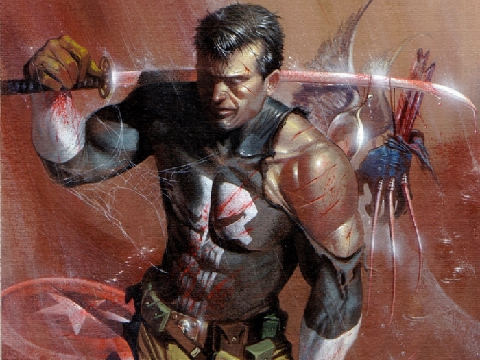 The Punisher with a Katana