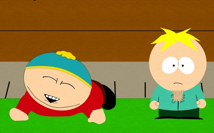Eric Cartman and Butters Stotch from South Park