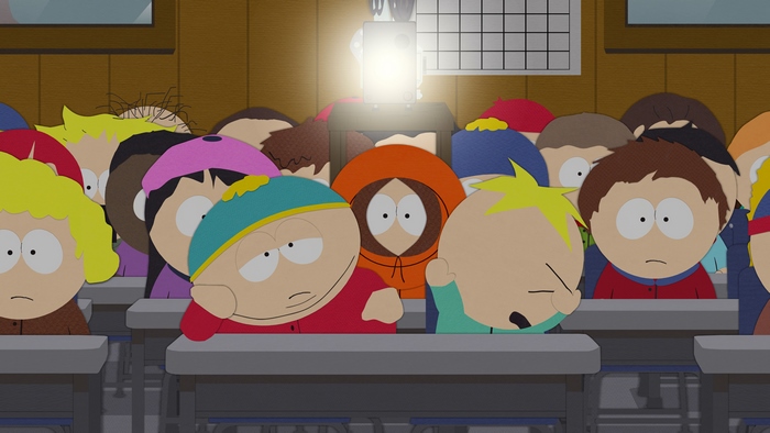 South Park: Butters Stotch in classroom