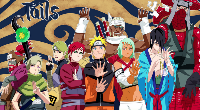 Naruto characters with Killer Bee