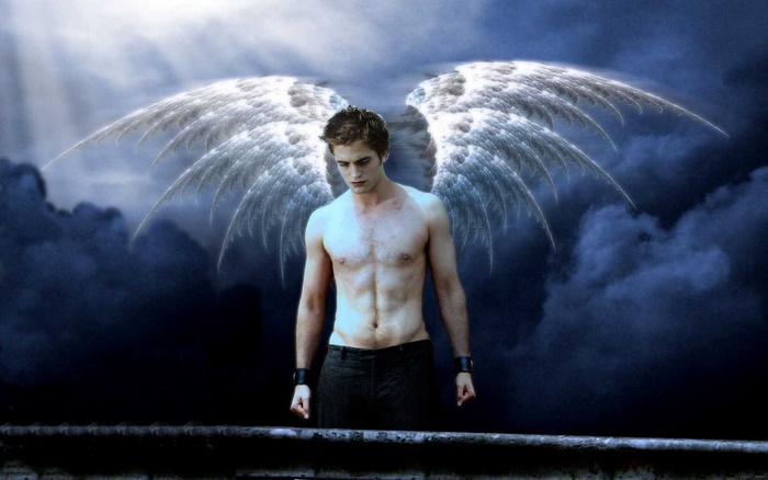 Edward Cullen from Twilight with Angel Wings
