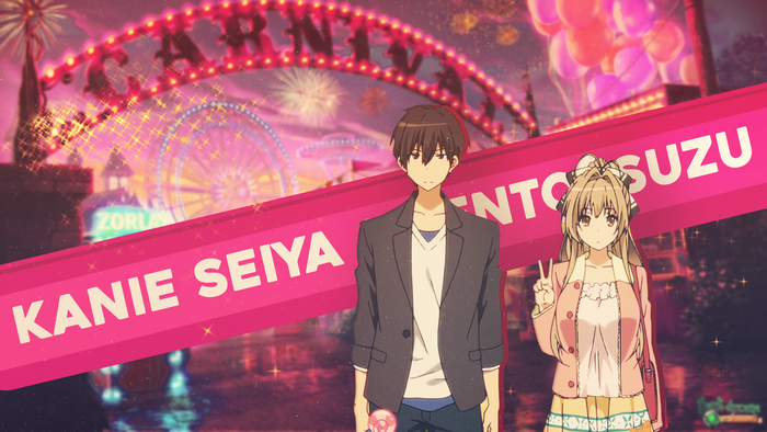 Kanie Seiya and Isuzu Sento at a Carnival