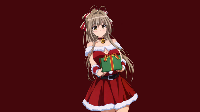 Isuzu Sento holding a gift