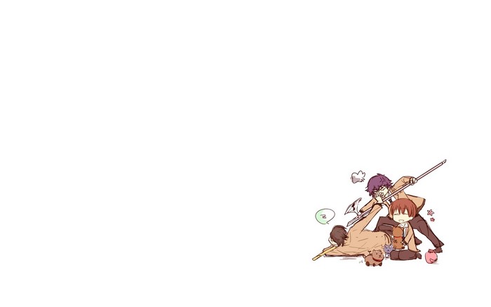 Noda from Angel Beats! with friends