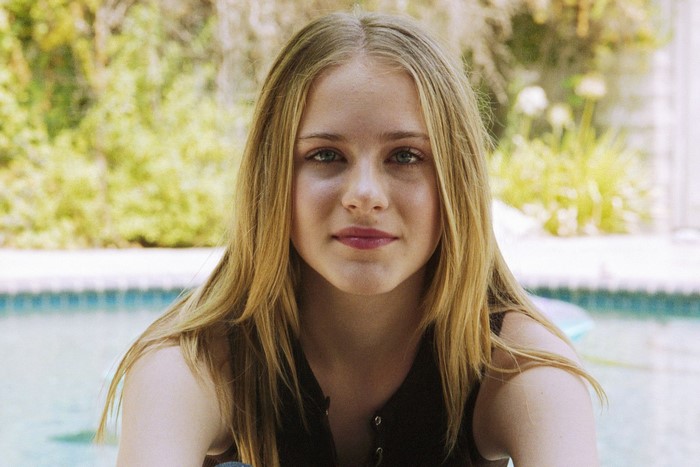 Evan Rachel Wood by a Pool