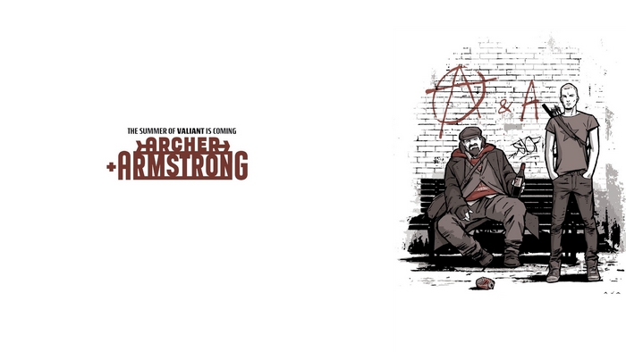 Archer + Armstrong comic book cover