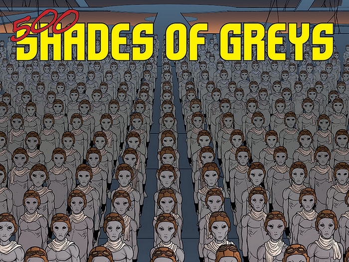 500 Shades of Greys comic cover
