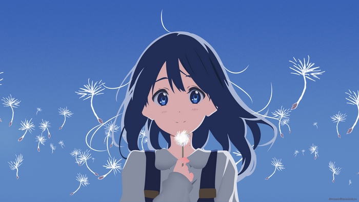 Tamako Kitashirakawa with Dandelions