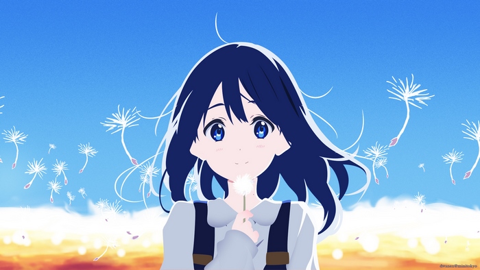 Tamako Kitashirakawa with Dandelions