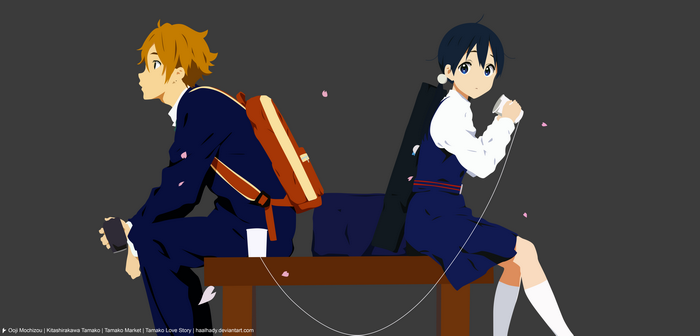 Oji Mochizou and Kitashirakawa Tamako from Tamako Market