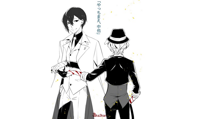 Dazai and Chuuya from Bungo Stray Dogs