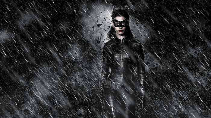 Catwoman from The Dark Knight Rises in Rain