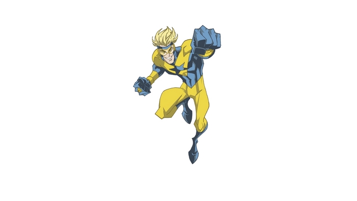 Booster Gold in costume