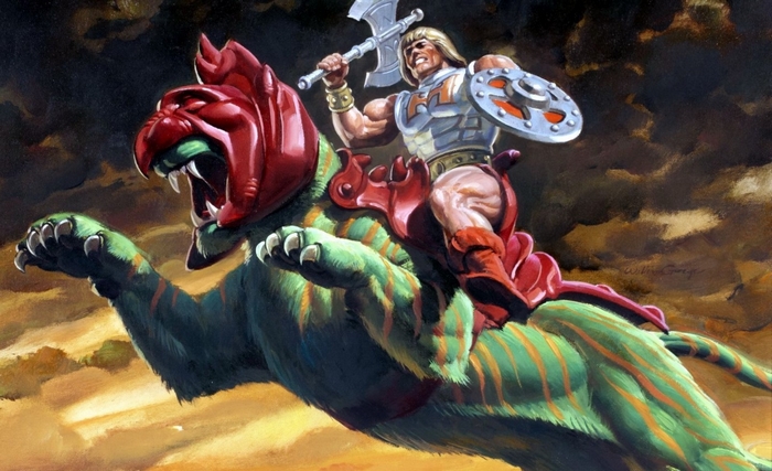 He-Man riding Battle Cat