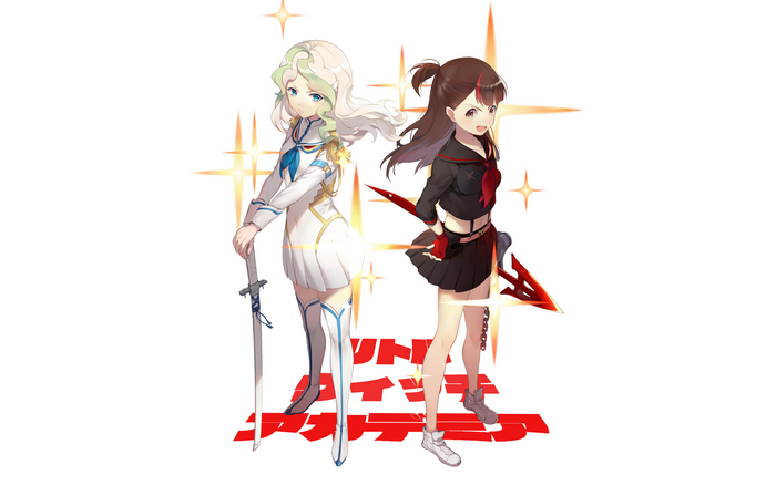 Diana Cavendish and Akko Kagari from Little Witch Academia