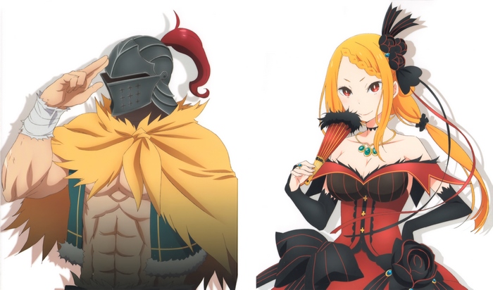Priscilla Barielle and a Knight from Re:Zero