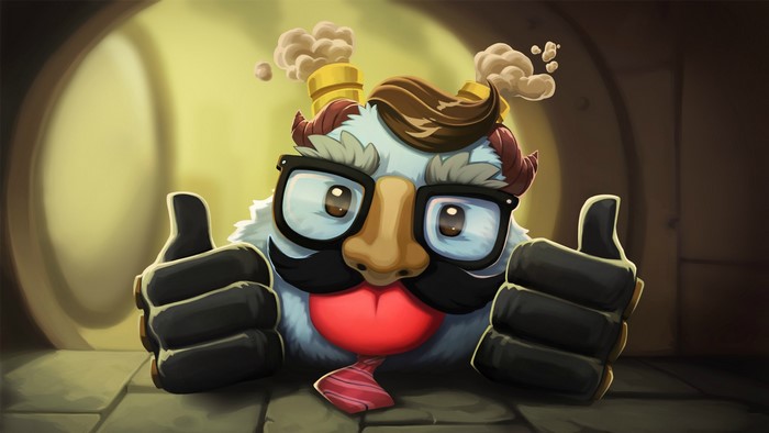 Blitzcrank from League of Legends giving thumbs up