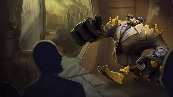 Blitzcrank from League of Legends in disguise