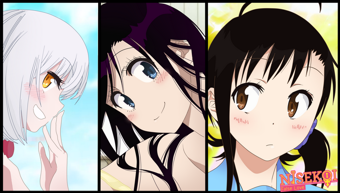 Nisekoi: False Love - Chitoge, Kosaki, and Haru