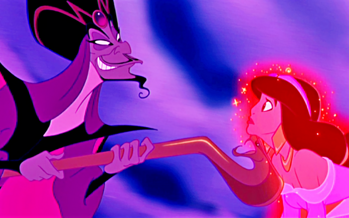 Jafar and Jasmine from Aladdin
