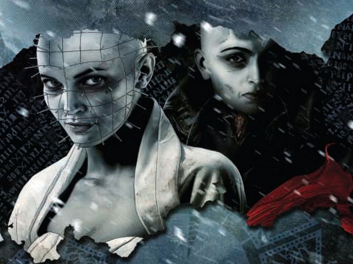 Pinhead and another Cenobite from Hellraiser