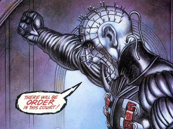 Pinhead from Hellraiser in court