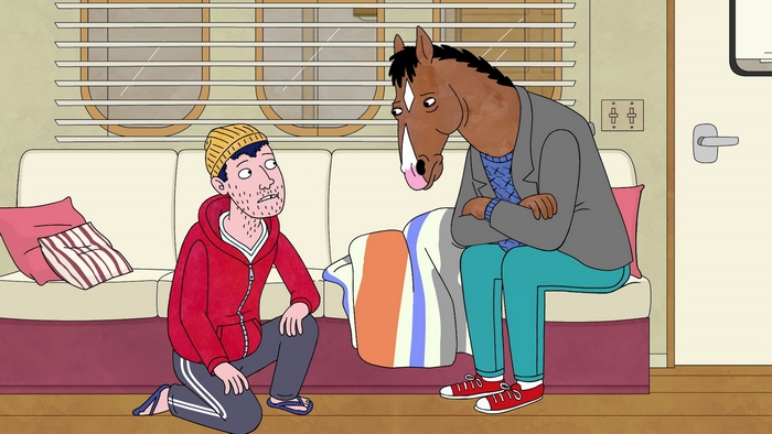 Todd and BoJack from BoJack Horseman