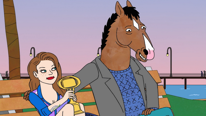 Diane Nguyen and BoJack Horseman from BoJack Horseman