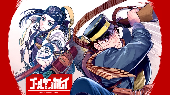Asirpa and Sugimoto Saichi from Golden Kamuy