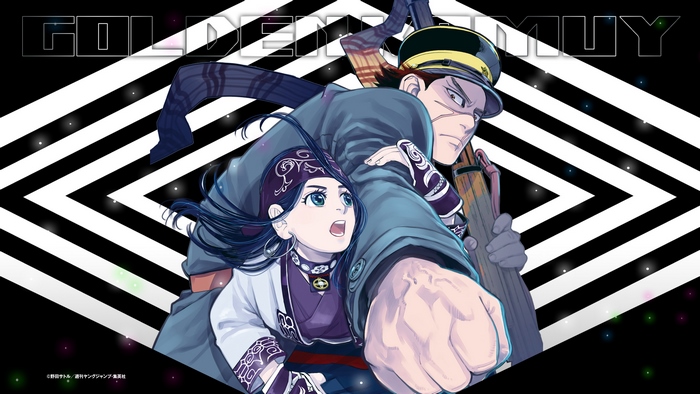 Asirpa and Sugimoto Saichi from Golden Kamuy