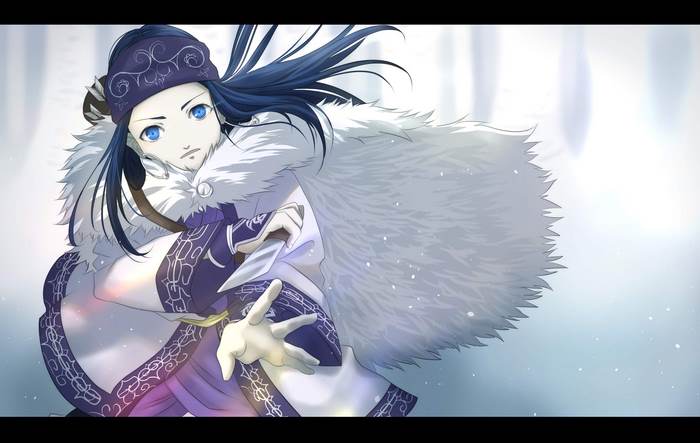 Asirpa from Golden Kamuy in winter attire
