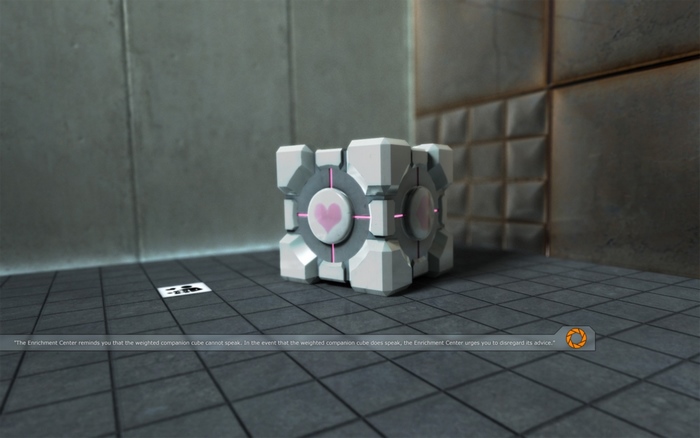 Companion Cube from Portal
