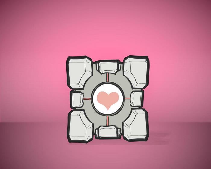 Companion Cube from Portal