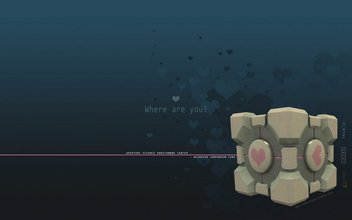 Companion Cube from Portal