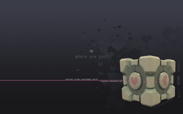 Companion Cube from Portal