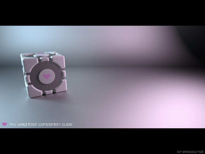 Companion Cube from Portal