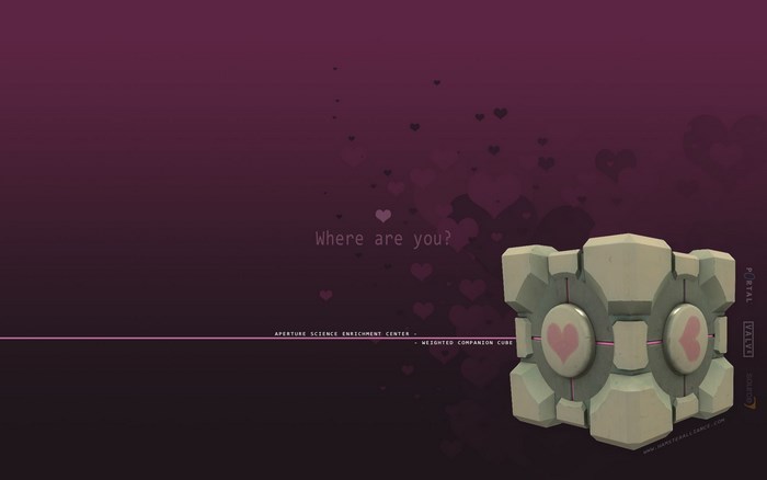 Companion Cube from Portal