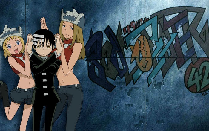 Death the Kid and Sisters from Soul Eater