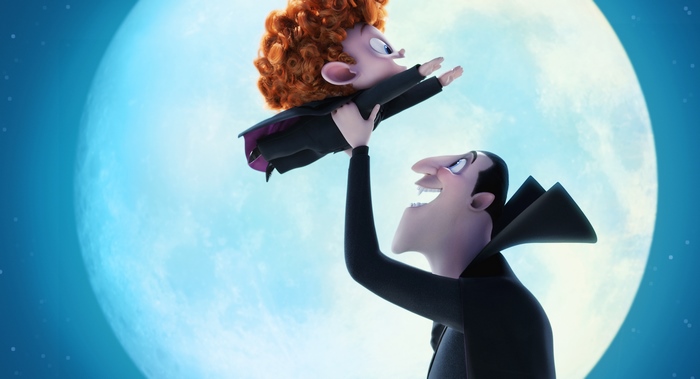 Dracula and Dennis from Hotel Transylvania